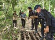 Permudah Akses Jalan Warga di Daerah Terpencil. Batalyon B Pelopor Renovasi Jembatan