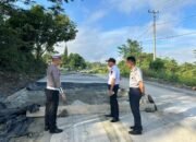 Jelang Nataru 2026. Sat Lantas Polres Lubuklinggau Bersama Dishub Cek Kondisi Jalur Lingkar Selatan