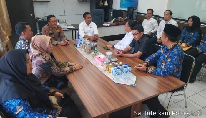 Tingkatkan Koordinasi. KPU Bersama Polres Lubuklinggau Bahas Keakuratan Data Pemilih