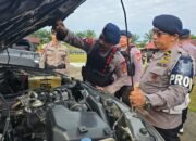 Optimalkan Kesiapan Armada, Batalyon B Pelopor Gelar Pemeriksaan Kendaraan Operasional