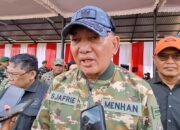 Menhan RI Bersama Ketua Komisi I DPR RI Tinjau Batalyon Infanteri Yonif 846 Musi Rawas Utara