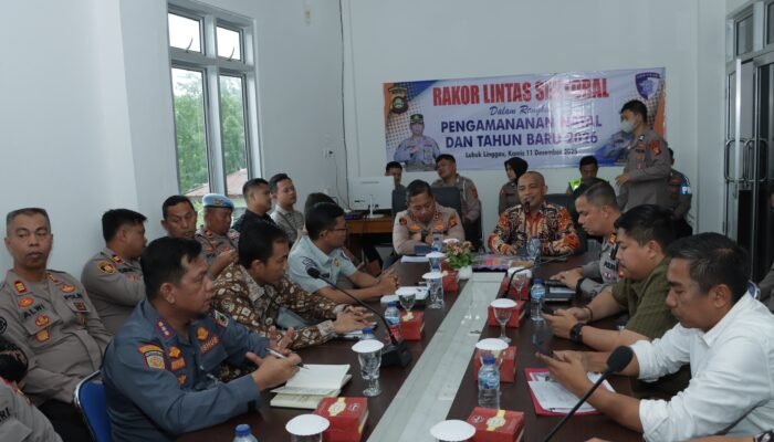 Persiapan Ops Lilin 2025 Hadapi Nataru Polres Lubuk Linggau Rakor Lintas Sektoral