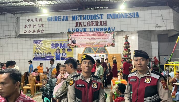 Polres Bersama Polsek Amankan Ibadah Natal Dan Tahun Baru 2025