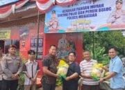Polres Musi Rawas Utara Bersama Bulog Gelar GPM. Siapkan 2 Ton Beras Ludes Diserbu Masyarakat