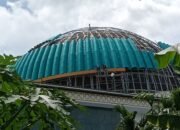 Hampir Tutup Buku. Rehab Kubah Masjid Agung Darussalam Dengan Anggaran Rp. 7 M Belum Selesai Dikerjakan