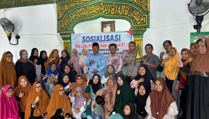 Bhabinkamtibmas Polres Lubuklinggau Gelar Sosialisasi Praktek Mengkafani Jenazah.