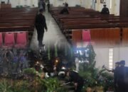 Jelang Natal 2025, Unit Komposit Batalyon B Pelopor Laksanakan Sterilisasi Gereja