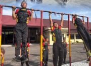 Jaga Kondisi Fisik Personel, Batalyon B Pelopor Gelar Kegiatan Olahraga Pagi