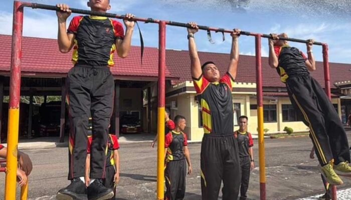 Jaga Kondisi Fisik Personel, Batalyon B Pelopor Gelar Kegiatan Olahraga Pagi