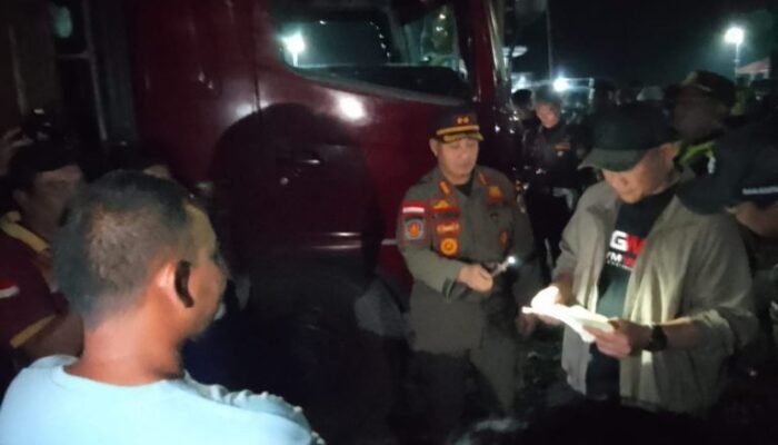 Walikota Bersama Forkopimda Razia Truk Batu Bara. Satu Truk Langsung Di Tilang