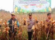 Kapolres Musi Rawas Utara Panen Raya Jagung Serentak Kuartal I Tahun 2026