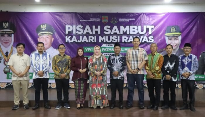 Hadiri Acara Pisah Sambut. Kapolres Musi Rawas Harapkan Hubungan Dan Kolaborasi Lintas Sektor Terus Ditingkatkan