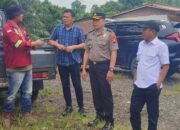 Polres Musi Rawas Bersama Pemda Tinjau Perbaikan Jalan Lintas Nasional Di Kecamatan Muara Lakitan
