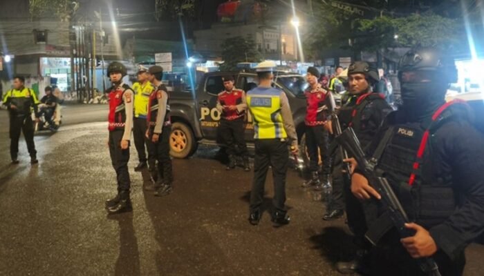 Batalyon B Pelopor Laksanakan Patroli Gabungan Pengamanan Malam Tahun Baru