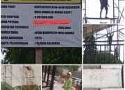 Pengerjaan Proyek Revitalisasi Alun-Alun Muara Beliti Telan Anggaran Rp.3,9 Miliar Molor.