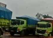 Terjaring Razia Tim Terpadu. 40 Truk Batu Bara Diamankan