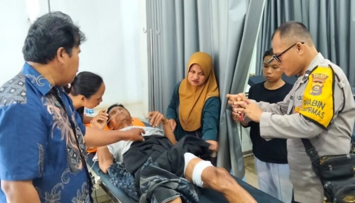 Diduga Diserang Buaya Warga Alami Luka Serius. Ini Himbauan Polsek Megang Sakti Polres Musi Rawas