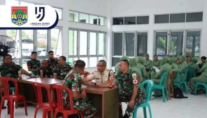 Wujud Nyata Pengabdian Kepada Masyarakat  Persit Kartika Chandra Kirana Kodim 0406  Lubuklinggau Adakan Aksi  Donor Darah