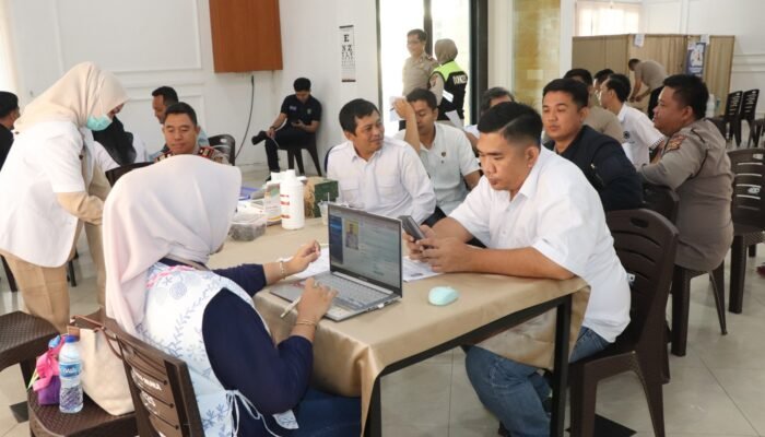 Ratusan Personel Polres Musi Rawas Ikuti Rikkesla Polda Sumatera Selatan