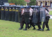 Satbrimob Polda Sumsel Batalyon B Pelopor Intensifkan Latihan PHH