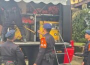 Antisipasi Bencana. Satbrimob Polda Sumsel Batalyon B Pelopor Siaga