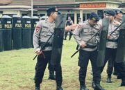 Tingkatkan Kemampuan Pengendalian Massa. Satbrimob Polda Sumsel Batalyon B Pelopor Gelar Latihan PHH