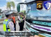 Tekan Angka Pelanggaran Lalu Lintas , Satlantas Polres Musi Rawas Utara Lakukan Ramp Check Terhadap Kendaraan