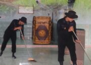 Satbrimob Polda Sumsel Batalyon B Pelopor Gelar Jumat Bersih