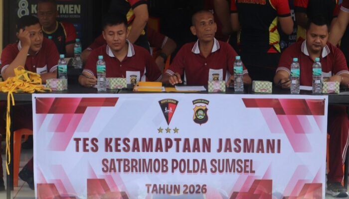Satbrimob Polda Sumsel Batalyon B Pelopor Laksanakan TKJ Semester I TA 2026