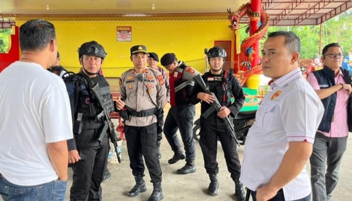 Satbrimob Polda Sumsel Batalyon B Pelopor Intensifkan Patroli dan Pengamanan Perayaan Imlek 2026