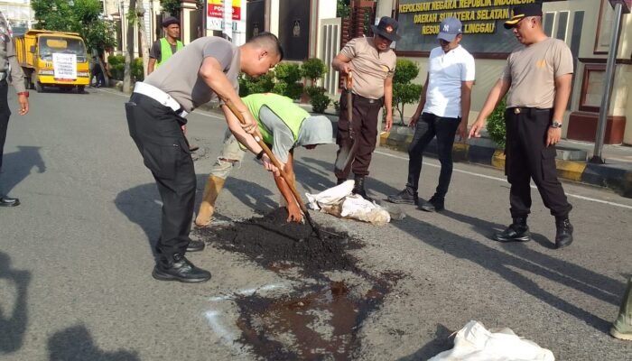 Tindak Lanjuti Instruksi Presiden. Polres Lubuk Linggau Bersama TNI dan Instansi Terkait Gelar Kurve Gabungan