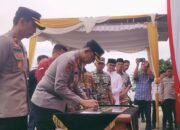 Kapolres Musi Rawas Resmikan Renovasi Kantor Polsek STL Ulu Terawas