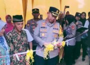 Kapolres Musi Rawas Serahkan Kunci Bedah Rumah Hasil Donasi