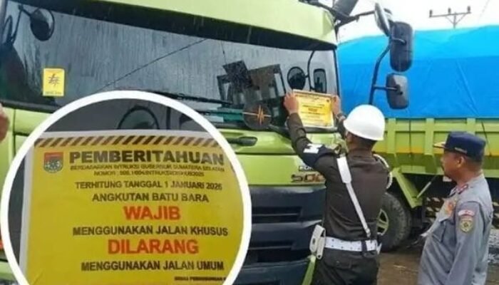 Jalankan Instruksi Gubernur, Dishub Putar Balik Truk Batubara yang Melintas di Lubuklinggau