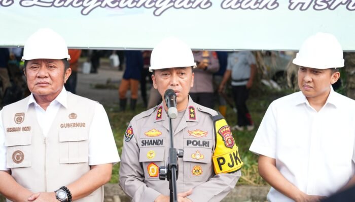 Gerakan Indonesia Asri Bergulir di Sumsel, 400 Personel Polri Turun Perbaiki Infrastruktur