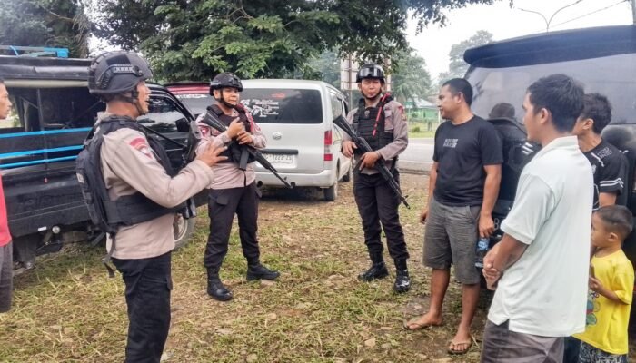 Patroli Dialogis Batalyon B Pelopor Hadirkan Rasa Aman di Kota Lubuklinggau