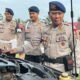 Pastikan Kesiapan Pengamanan Idul Fitri 1447 H. Satbrimob Polda Sumsel Batalyon B Pelopor Cek Kendaraan Dinas