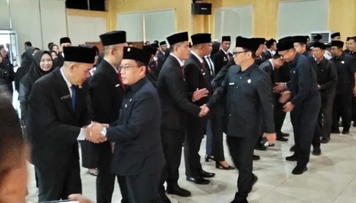 Menjelang Hari Raya Idul Fitri 1447 H. Puluhan Pejabat Di lingkungan Pemerintah Kabupaten Musi Rawas Utara Dilantik