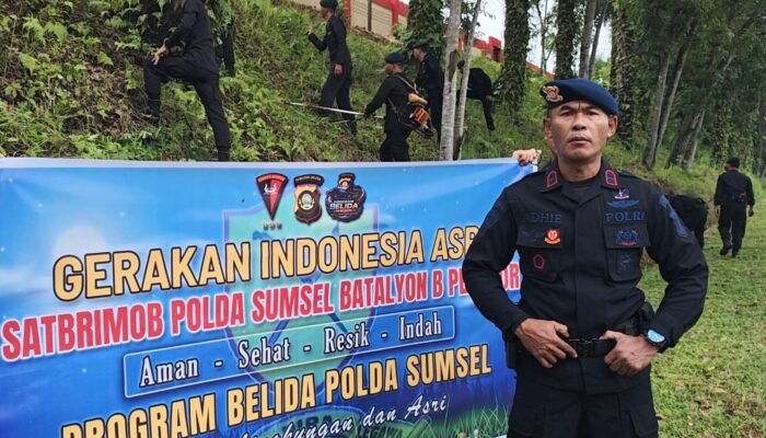 Batalyon B Pelopor Laksanakan Program Belida, Wujudkan Lingkungan Mako Bersih dan Asri