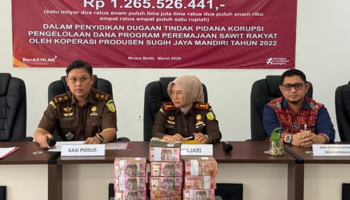 Proses Penyidikan Kejari Musi Rawas Sita Rp. 1,26 Miliar Dana PSR Dari Koperasi Sugih Jaya Mandiri