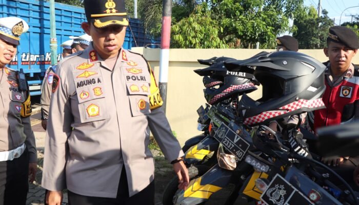 Amankan Arus Mudik Ops Ketupat Musi 2026. Kapolres Musi Rawas Cek Kesiapan Personel dan Kendaraan Tim Pengurai Kemacetan Lalu Lintas