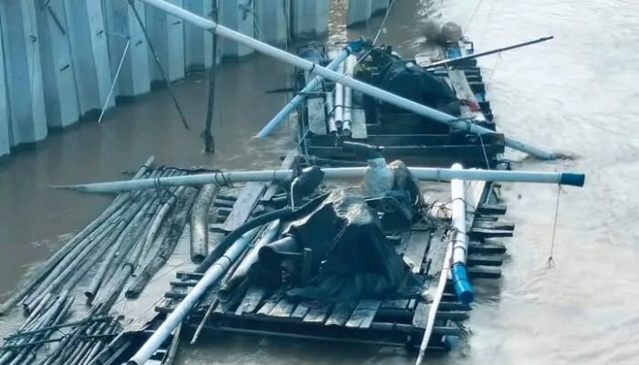 Dugaan Kerusakan Proyek Pengamanan Sungai Rawas Di Rupit Tak Pernah Diperbaiki.