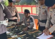 Jaga Disiplin Dan Profesionalisme Personil. Brimob Batalyon B Pelopor Gelar Pemeriksaan Internal