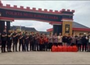 Sat Intelkam Polres Musi Rawas Utara Berkolaborasi Dengan PP Bagi-Bagi Takjil Ramadhan 1447 H