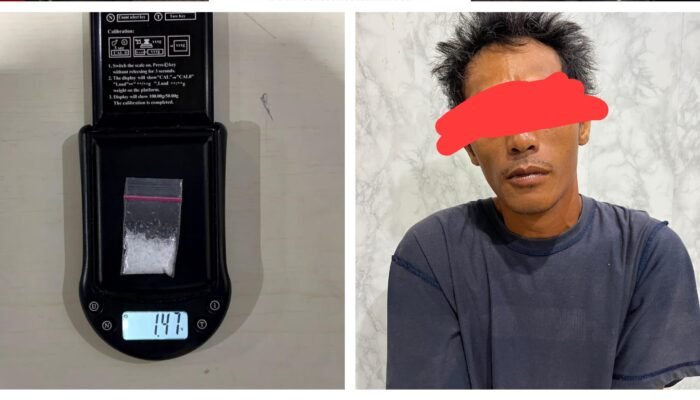 Gerak Cepat Dini Hari, Satresnarkoba OKU Selatan Tangkap Pengedar Sabu Pendatang dari Medan