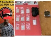 860 Gram Ganja dan 78 Gram Sabu Disita dari Kamar Hotel, Kurir Lintas Kota Dibekuk