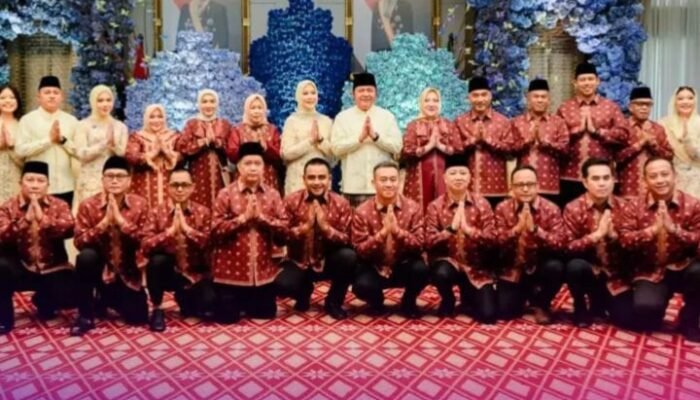 Bupati-Wakil Bupati Musi Rawas Hj. Ratna Machmud dan H. Suprayitno, SH Halal Bi Halal Dengan Gubernur-Wakil Gubernur Sumsel