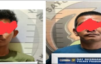 Dua Tersangka Sabu Dibekuk di Tanjung Raman, Penjual dan Pembeli Dijerat Bersama