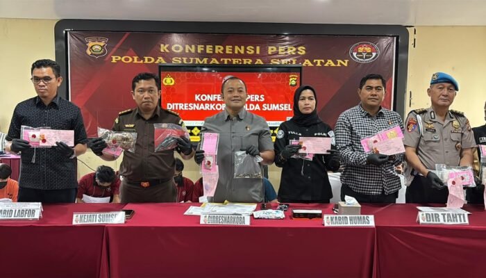 Transparansi Penegakan Hukum, Polda Sumsel Musnahkan Sabu, Ekstasi, dan Sinte Hasil Operasi