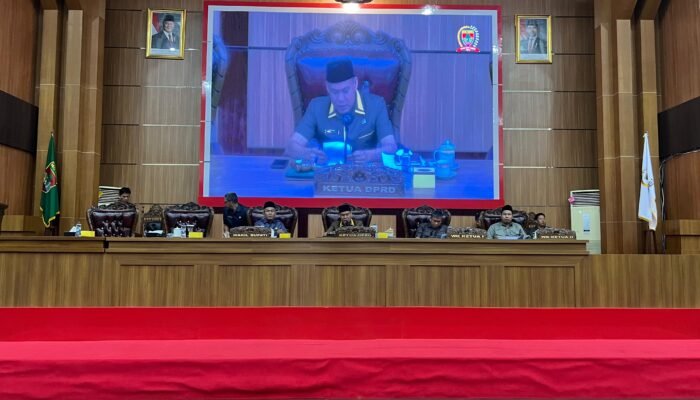 DPRD Musi Rawas Gelar Paripurna Mendengarkan Penyampaian LKPJ Bupati Musi Rawas 2025